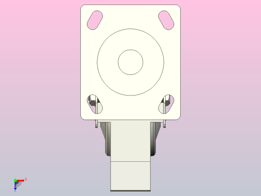 脚轮CEL21-125-P俯视缩略图