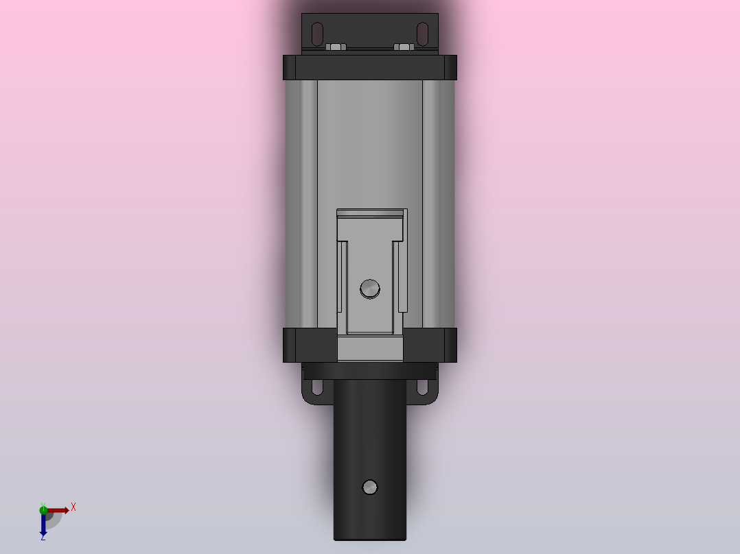 MHA系列直压式增压器[MHA-80-17-M-70-S1]俯视图