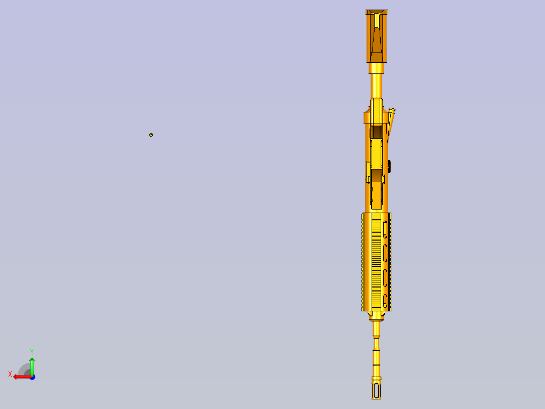 m416三维模型后视图