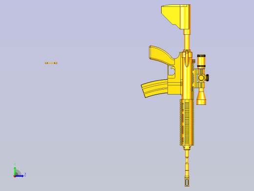 m416三维模型左视缩略图