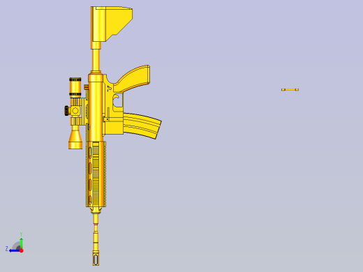 m416三维模型右视缩略图