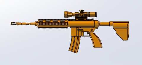 m416三维模型