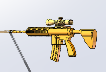 m416三维模型缩略图
