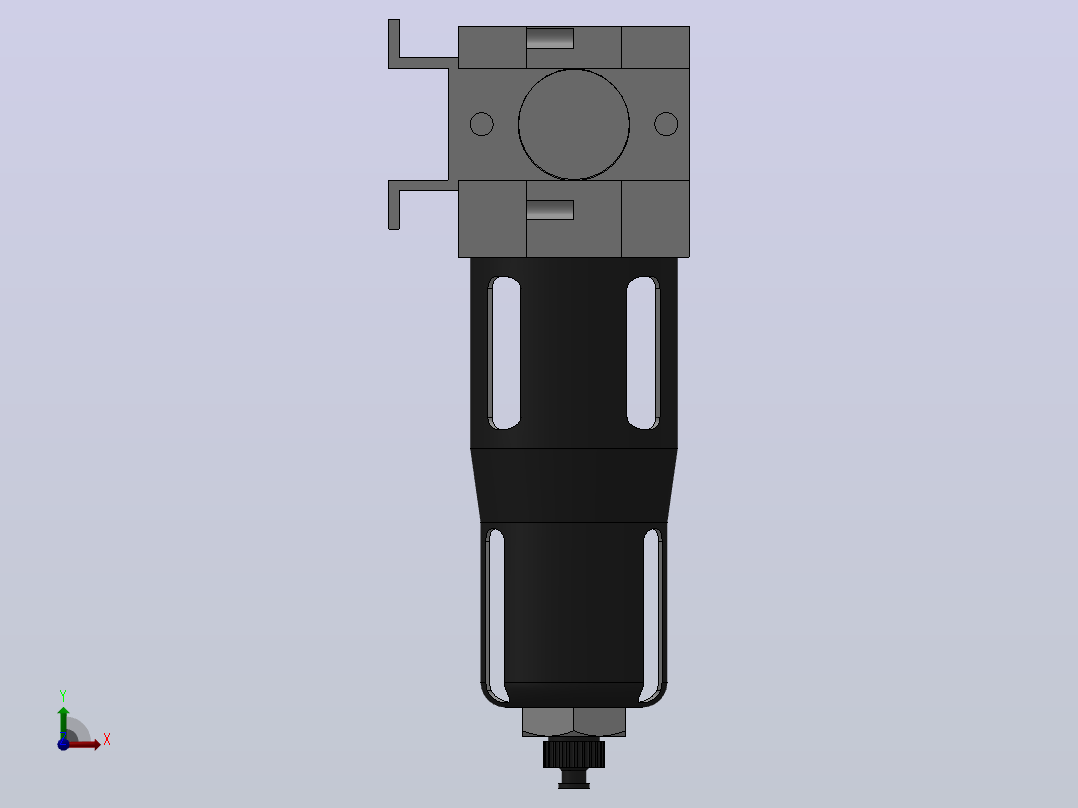 MAFF系列过滤器[MAFF5000-08-标准]前视图