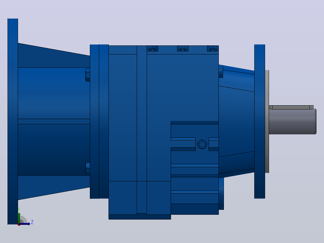 RF17ZP斜齿轮减速机RF17-5.76-M1-P71-Φ120左视图