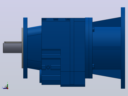 RF17ZP斜齿轮减速机RF17-5.76-M1-P71-Φ120右视缩略图