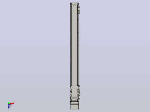 滚珠丝杠直线轴内置导轨TPA-GCR-65-1610C-L600-MP-M40-N3俯视缩略图