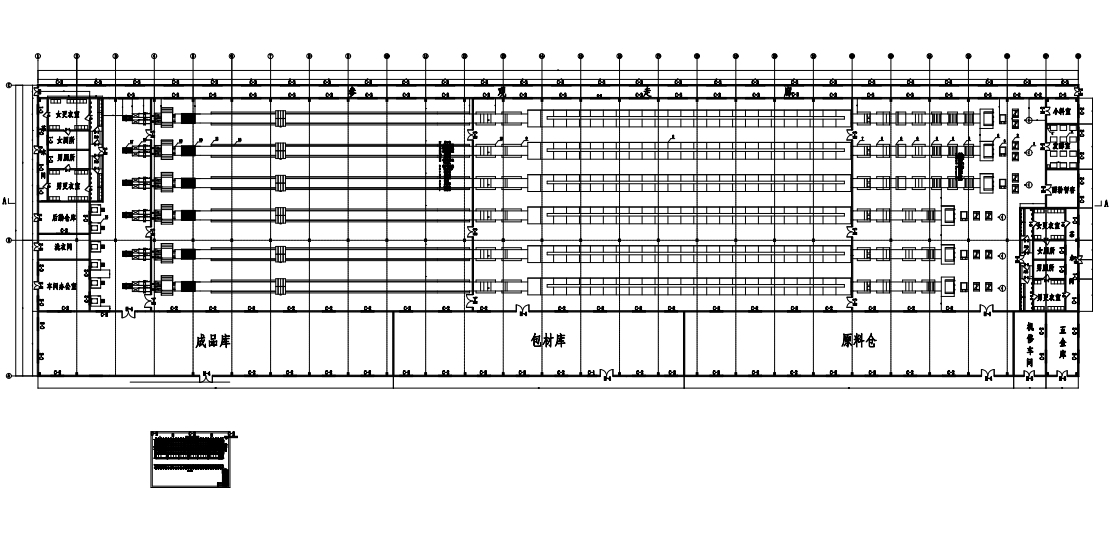 日产100吨饼干工厂设计 CAD+说明书