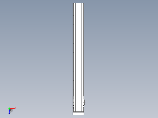 日规模组半封闭丝杆TPA-HNR-120D-1610C-L950-MP-Y-P40-N3俯视缩略图