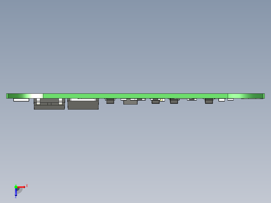 3S 10A 电池管理系统（BMS）俯视图