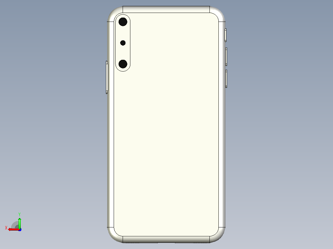 Phone X-334后视图