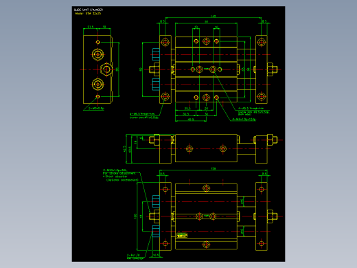 滑台气缸  双轴滑台气缸2D-STM32x25缩略图