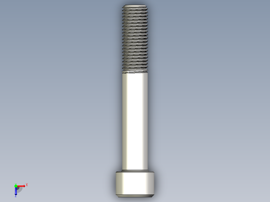 DIN_EN_ISO_4762_M20x130.ipt内六角螺钉俯视图