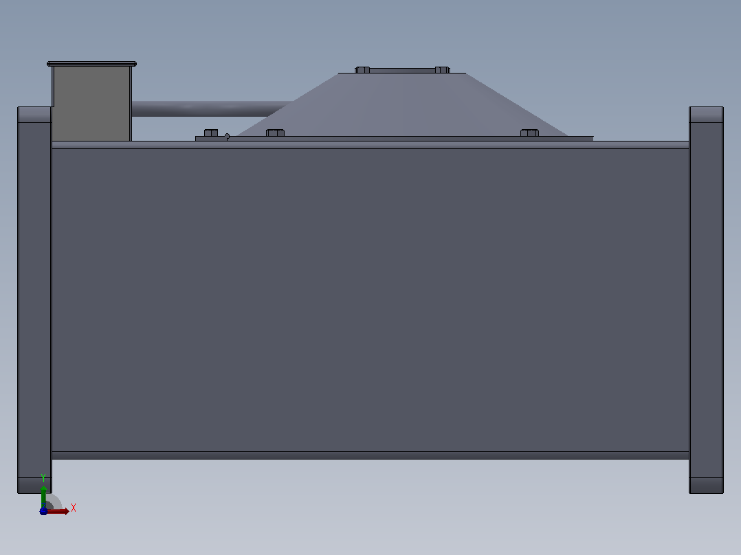 EKR400×200C1 EKR400×200C3方形管道风机[EKR400×200C1]前视图