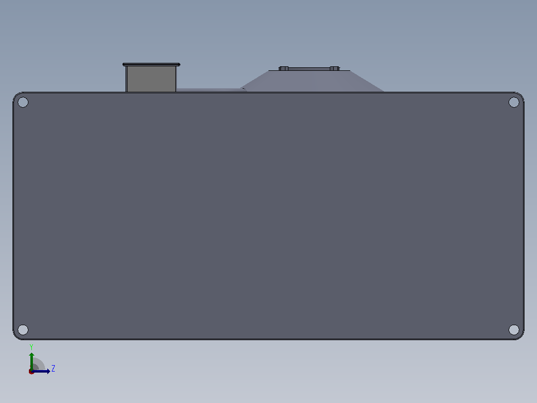 EKR400×200C1 EKR400×200C3方形管道风机[EKR400×200C1]左视图