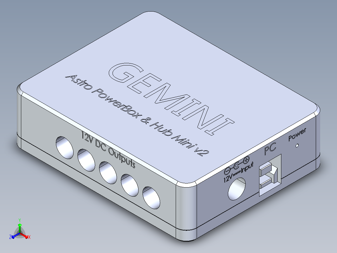 Gemini Mini V2 集线器主视图