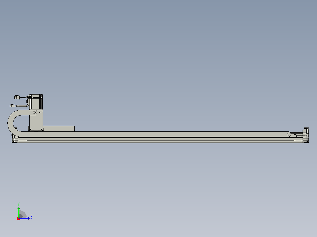 TM14-L3-1000-BC-T400W-C4-MB-3M齿轮齿条型左视图