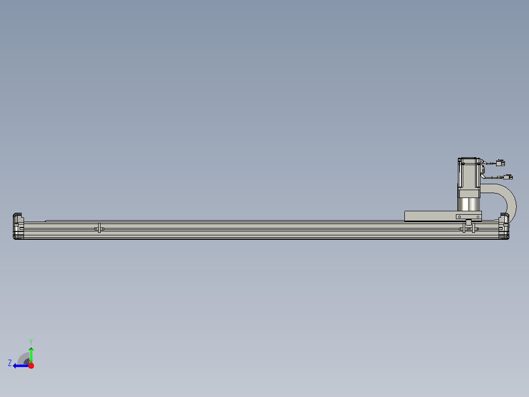 TM14-L3-1000-BC-T400W-C4-MB-3M齿轮齿条型右视图