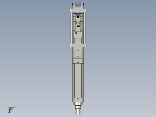 轻载电动缸TPA-ESR80-2510C-L150-M-CB-W-P75-JX-C3俯视缩略图