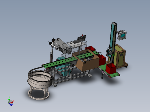 瓶盖打码分拣机sw18可编辑