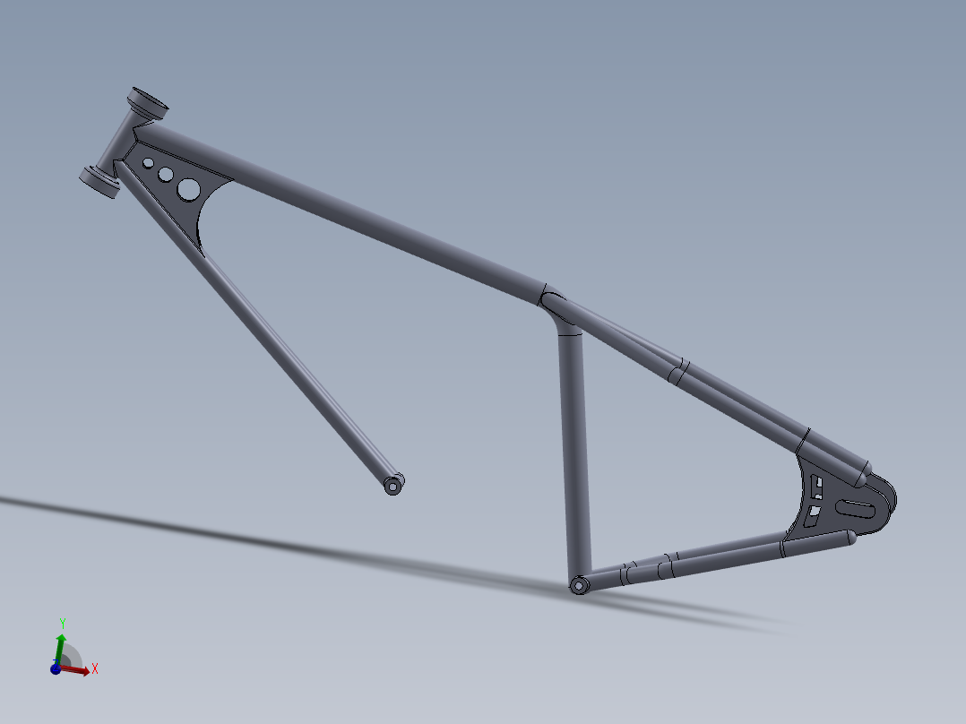 公路自行车车架设计