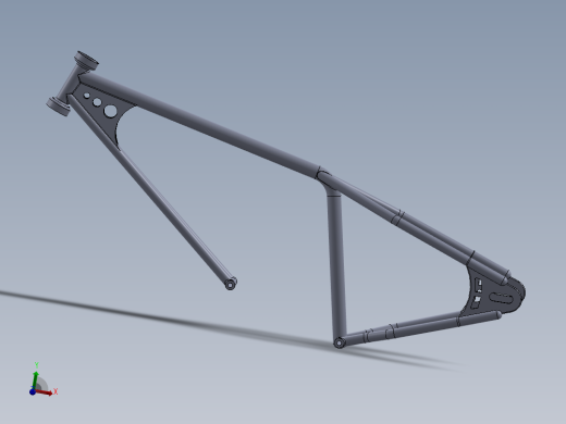 公路自行车车架设计