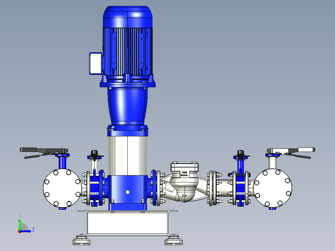气压给水设备左视图