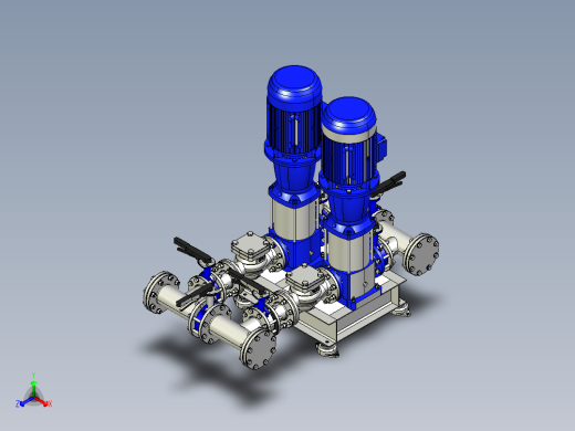 气压给水设备正等轴测缩略图