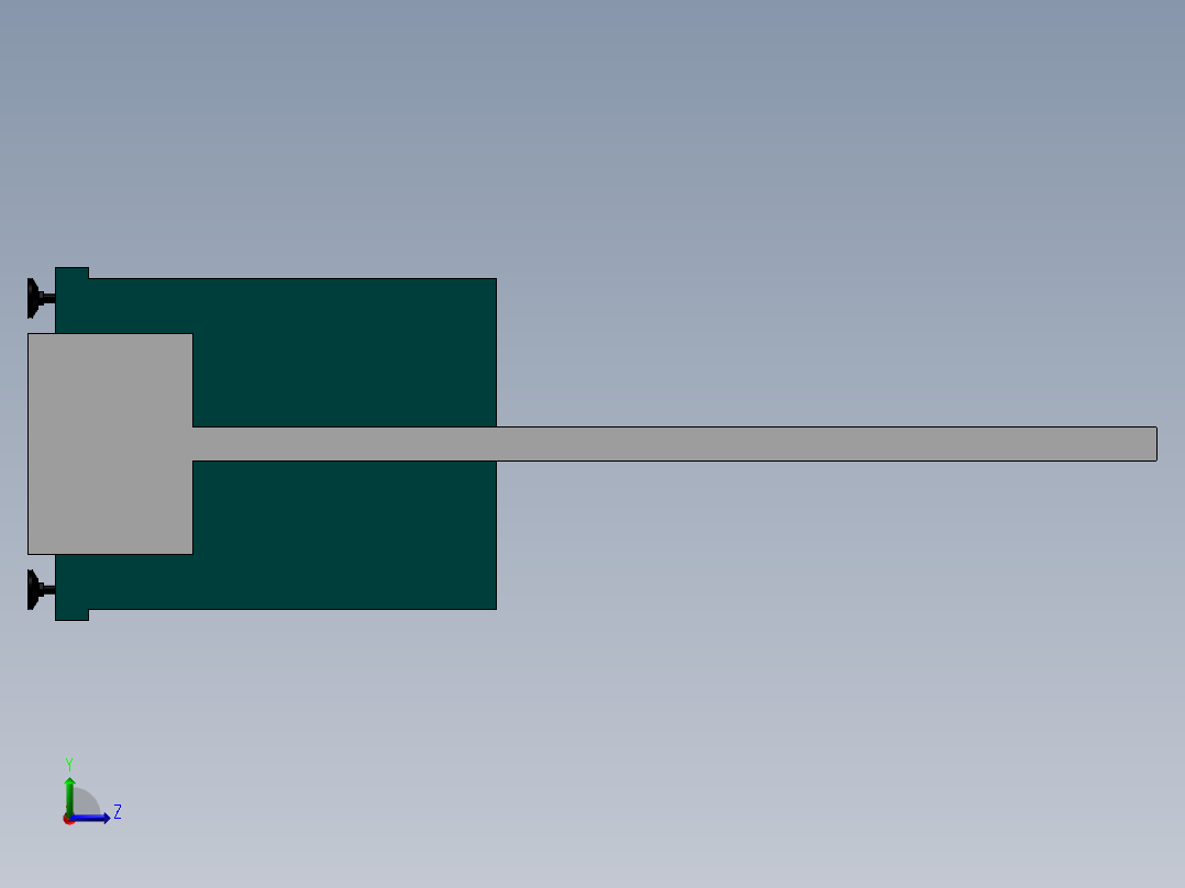 穿剑式捆扎机左视图