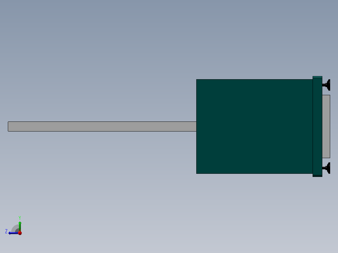 穿剑式捆扎机右视图