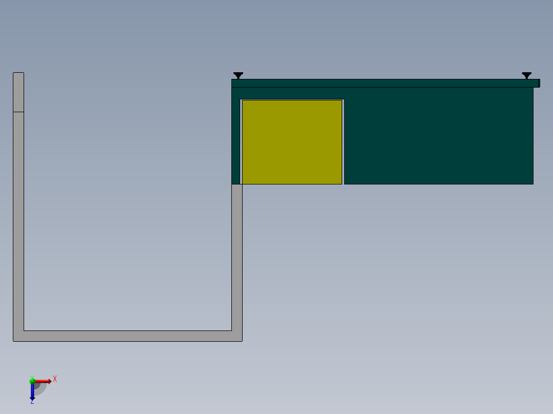 穿剑式捆扎机俯视图