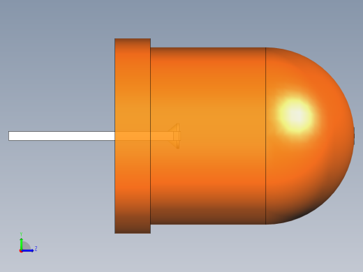 LED_Round_Orange_D10.0mm左视缩略图