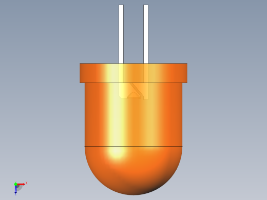 LED_Round_Orange_D10.0mm俯视缩略图