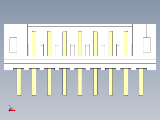 JST-B9B-PH-K-S前视缩略图
