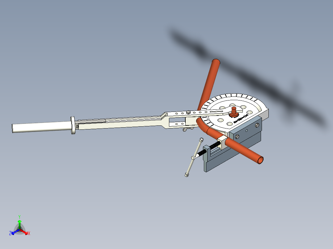 弯管机施工图 INVENTOR设计