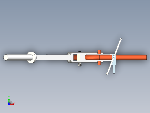 弯管机施工图 INVENTOR设计前视缩略图