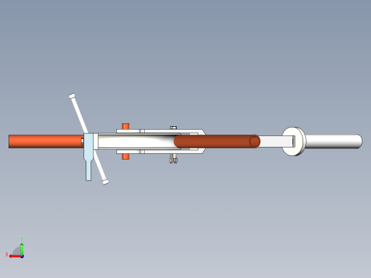 弯管机施工图 INVENTOR设计后视缩略图