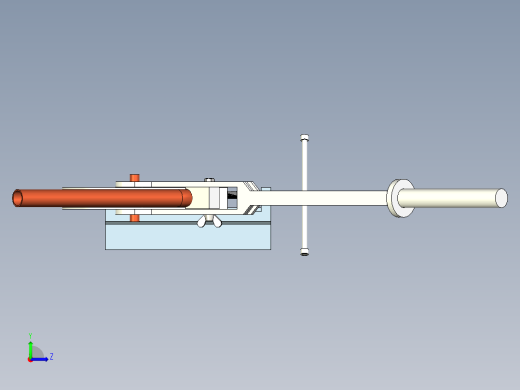 弯管机施工图 INVENTOR设计左视缩略图