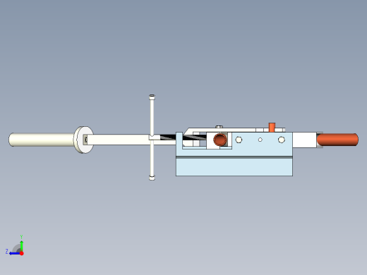 弯管机施工图 INVENTOR设计右视缩略图