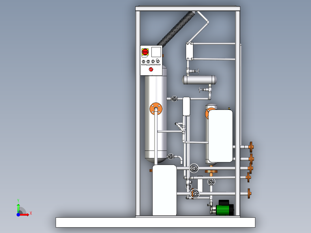 太阳能制冷--stp igs前视图