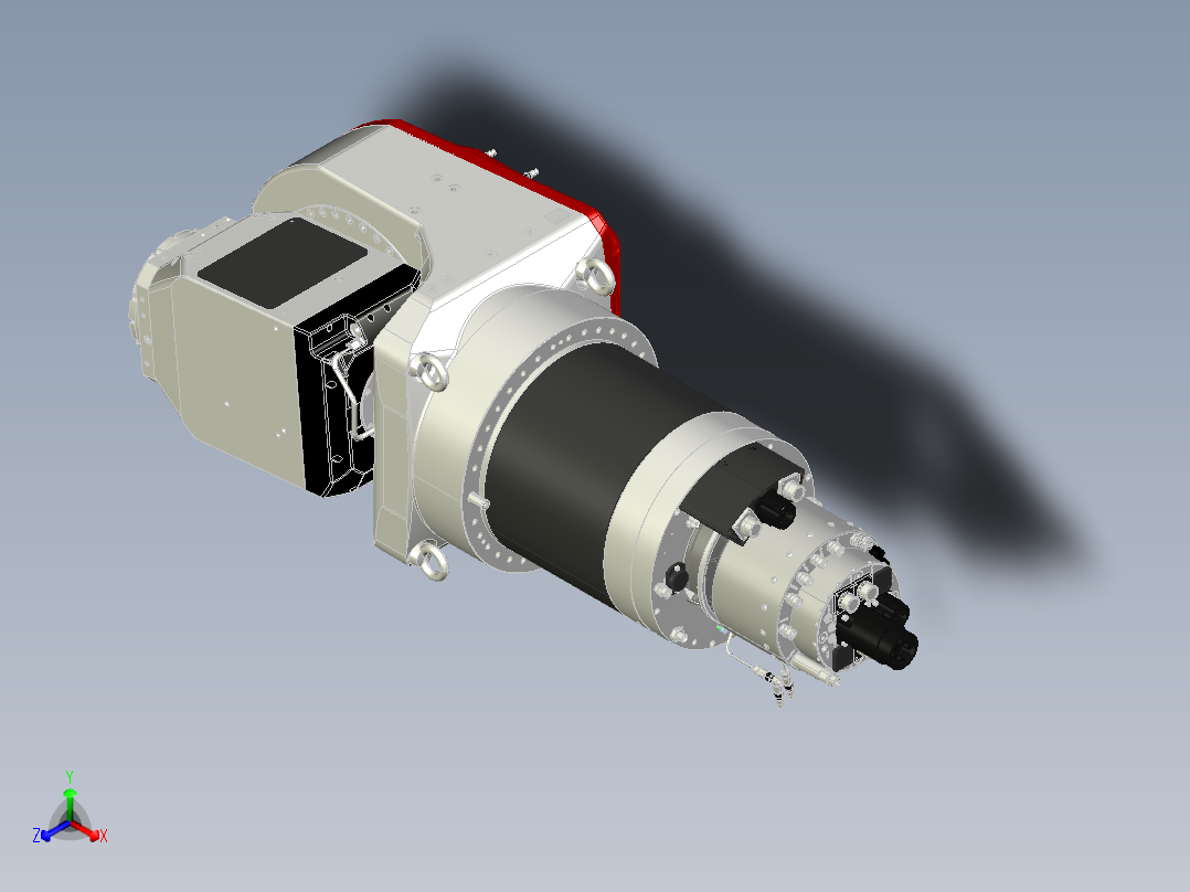 单臂重型五轴头