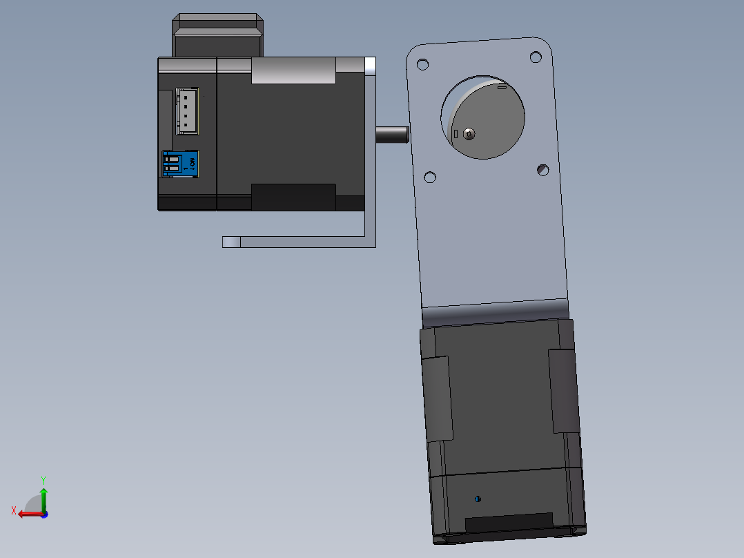 发送的零件后视图