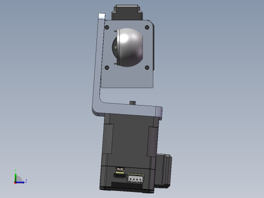 发送的零件左视缩略图