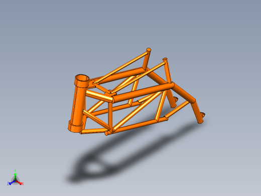 KTM Duke 390车架底盘