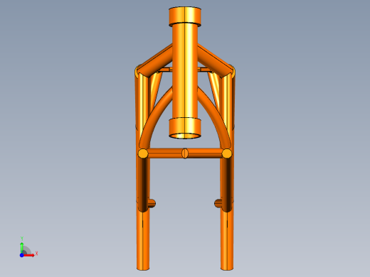 KTM Duke 390车架底盘前视缩略图