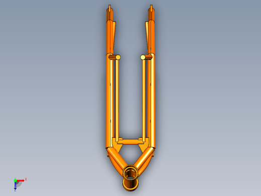 KTM Duke 390车架底盘俯视缩略图