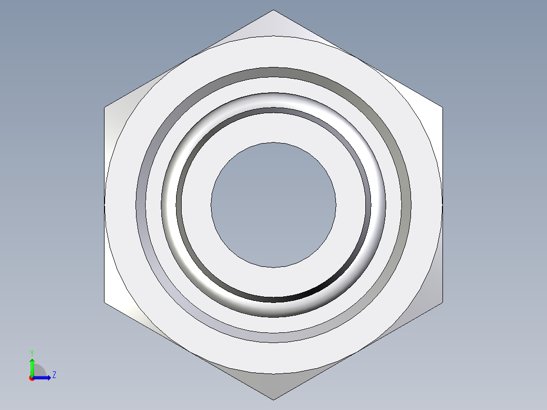 卡套式工业通用硬管接头EO_Distance_piece_adapter_DA15LOMDCF左视图
