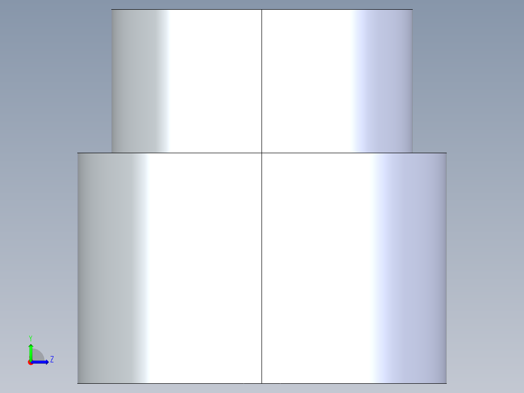 CPVC管件13-Sch80_ReducerCoupling_FPTxFPT_9830-131_1in x 0.75in左视图