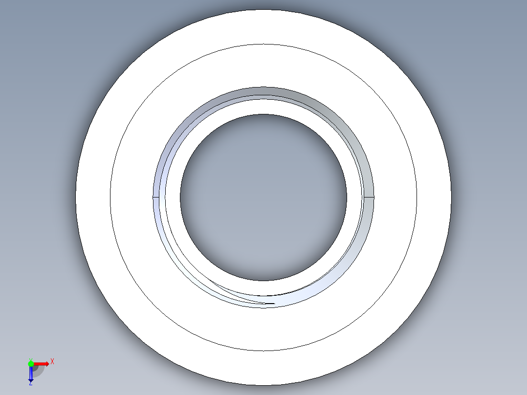 CPVC管件13-Sch80_ReducerCoupling_FPTxFPT_9830-131_1in x 0.75in俯视图