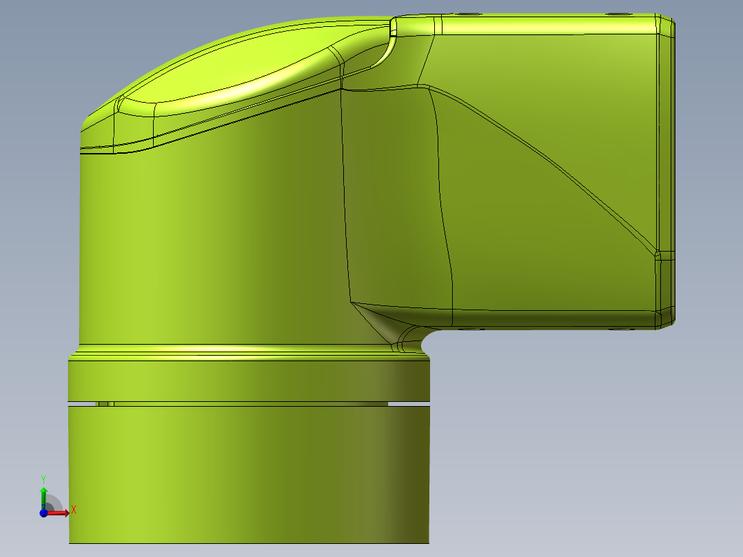 55-75-15090°箱体连接器.SLDASM前视图